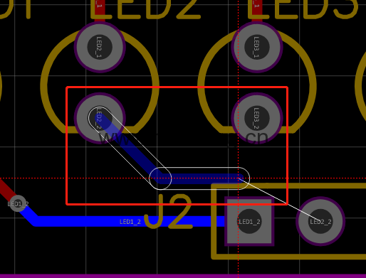 立创EDA学习-走线、过孔、图层切换、拐角 立创EDA学习-走线、过孔、图层切换、拐角